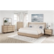 Pemberly Row 5-Piece California King Coastal Bedroom Set in Beige Oak