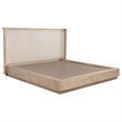 Pemberly Row 5-Piece Queen Coastal Platform Bedroom Set in Beige Oak
