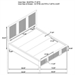 Pemberly Row California King Storage Bed with 2 Drawers in Ash Brown