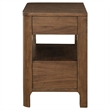 Pemberly Row Transitional 2-Drawer Nightstand Bedside Table in Walnut