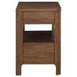 Pemberly Row Transitional 2-Drawer Nightstand Bedside Table in Walnut