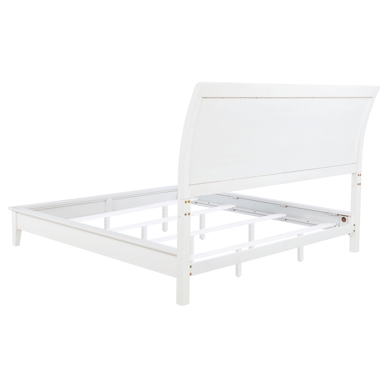 Pemberly Row 5-Piece Eastern King Coastal Bedroom Set in White