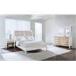 Pemberly Row 4-Piece Queen Coastal Platform Bedroom Set in White