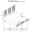 Pemberly Row 5-Piece Eastern King Storage Bedroom Set in Ash Brown