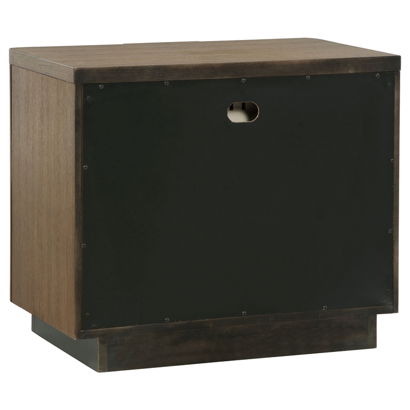 Pemberly Row 5-Piece California King Storage Bedroom Set in Ash Brown