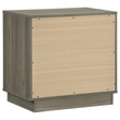 Pemberly Row 4-Piece California King Bookcase Bedroom Set in Grey Oak