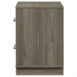Pemberly Row Modern 2-Drawer Nightstand Bedside Table in Grey Oak