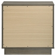 Pemberly Row Modern 2-Drawer Nightstand Bedside Table in Grey Oak
