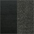 Pemberly Row Mid-Century Queen Panel Bed in Black and Charcoal