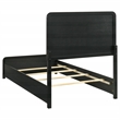 Pemberly Row 5-Piece Mid-Century Modern Twin Bedroom Set in Black
