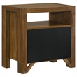 Pemberly Row 4-Piece Eastern King Wood Set in Warm Brown and Cream