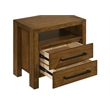 Pemberly Row 4-Piece Eastern King Wood Set in Warm Brown and Cream
