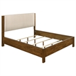 Pemberly Row 4-Piece California King Wood Set in Warm Brown and Cream