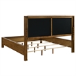 Pemberly Row 4-Piece California King Wood Set in Warm Brown and Cream