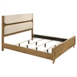 Pemberly Row 5-Piece Wood California King Bedroom Set in Light Oak/Cream