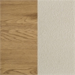 Pemberly Row 4-Piece Wood Queen Bedroom Set in Light Oak/Cream