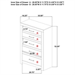 Pemberly Row 5-Piece Wood Eastern King Bookcase Bedroom Set in Light Oak