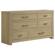 Pemberly Row 5-Piece Wood Eastern King Bookcase Bedroom Set in Light Oak