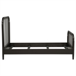Pemberly Row All Wood Water Pipe Open Frame Twin Bed in Dark Bronze