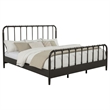 Pemberly Row All Wood Water Pipe Open Frame Eastern King Bed in Dark Bronze