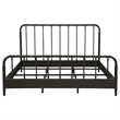 Pemberly Row All Wood Water Pipe Open Frame Eastern King Bed in Dark Bronze