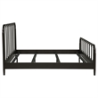 Pemberly Row All Wood Water Pipe Open Frame Eastern King Bed in Dark Bronze