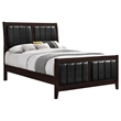 Pemberly Row Wood California King Panel Bed in Cappuccino Finish