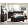 Pemberly Row 5-Piece Eastern King Bedroom Set in Dark Cocoa Finish