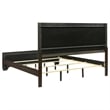 Pemberly Row Wood Eastern King Panel Bed in Dark Cocoa Finish