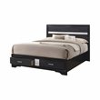 Pemberly Row 4-Piece California King Bedroom Set in Black Finish