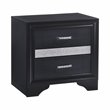 Pemberly Row 4-Piece California King Bedroom Set in Black Finish