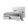Pemberly Row 5-Piece Eastern King Bedroom Set in White Finish