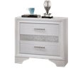 Pemberly Row 3-Drawer Nightstand Bedside Table in White Finish