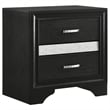 Pemberly Row 4-Piece Full Upholstered Bedroom Set in Black Finish