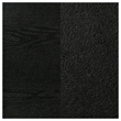Pemberly Row 4-Piece Eastern King Upholstered Bedroom Set in Black