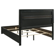Pemberly Row 4-Piece California King Upholstered Set in Black