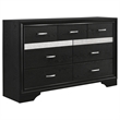 Pemberly Row 4-Piece Queen Upholstered Bedroom Set in Black Finish