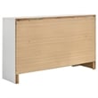 Pemberly Row 5-Piece Twin Upholstered Bedroom Set in White Finish