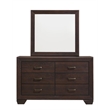 Pemberly Row 5-Piece Eastern King Leatherette Bedroom Set in Dark Cocoa