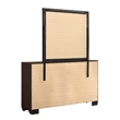 Pemberly Row 4-Piece California King Leatherette Bedroom Set in Cocoa