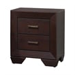 Pemberly Row 4-Piece California King Leatherette Bedroom Set in Cocoa
