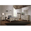 Pemberly Row 5-Piece Eastern King Bedroom Set in Distressed White
