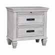 Pemberly Row 5-Piece Eastern King Bedroom Set in Distressed White