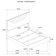 Pemberly Row 5-Piece Eastern King High Gloss Bedroom Set in Grey