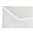 Pemberly Row 4-Piece Queen High Gloss Bedroom Set in White Finish