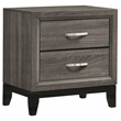 Pemberly Row 5-Piece 56-Inch Wood Queen Bedroom Set in Gray Oak