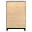 Pemberly Row Mid-Century 5-Drawer Bedroom Chest in Grey Oak Finish