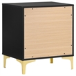 Pemberly Row 4-Piece California King Glam Bedroom Set in Black