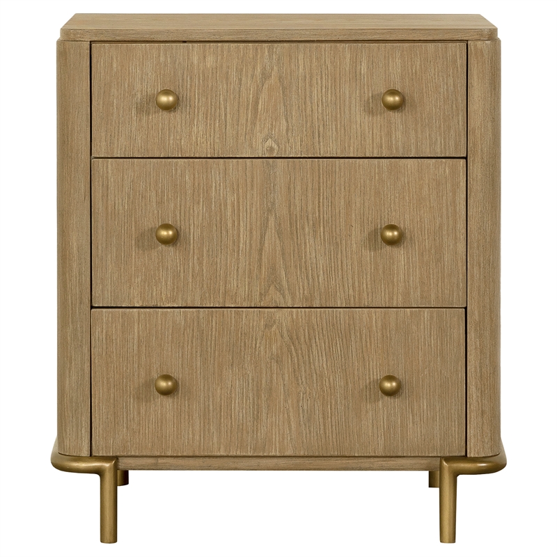 Pemberly Row 4-Piece Eastern King Bedroom Set in Cream and Sand Wash