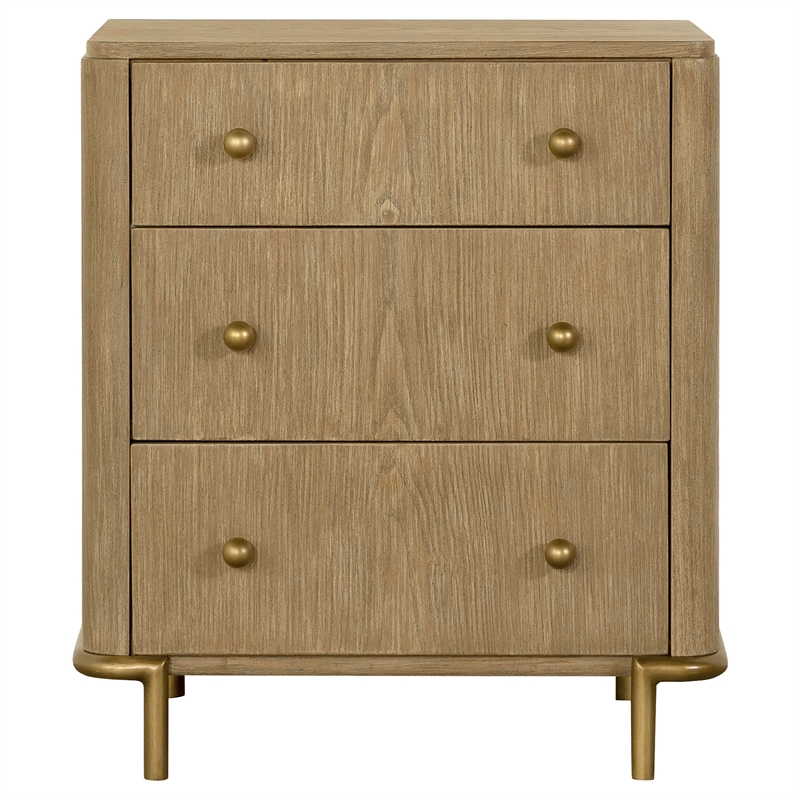 Pemberly Row 5-Piece Eastern King Bedroom Set in Cream and Sand Wash